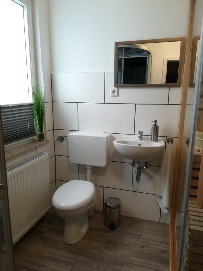 Ferienwohnung Am Reinhardswald - Eichenlaub - Mit Sauna Trendelburg Dış mekan fotoğraf