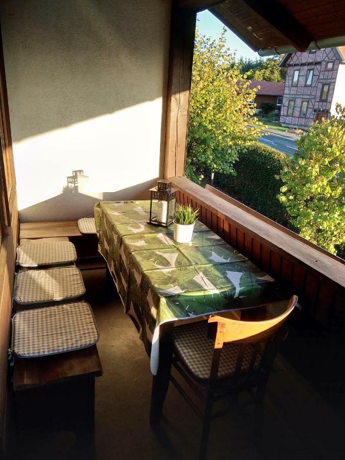 Ferienwohnung Am Reinhardswald - Eichenlaub - Mit Sauna Trendelburg Dış mekan fotoğraf